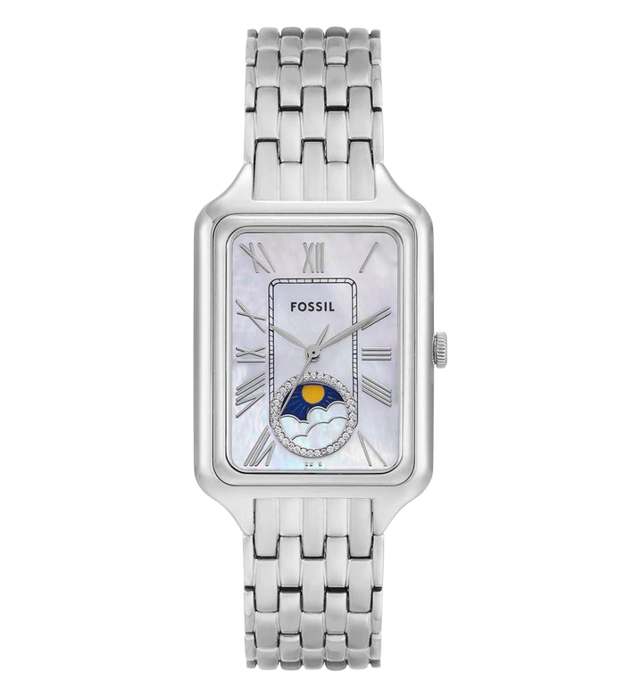 Fossil Quartz Mother Of Pearl Dial Analog Stainless Steel Women's Watch, ES5400