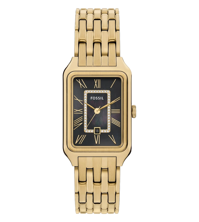 Fossil Quartz Mother of Pearl Dial Analog Stainless Steel Women's Watch, ES5417