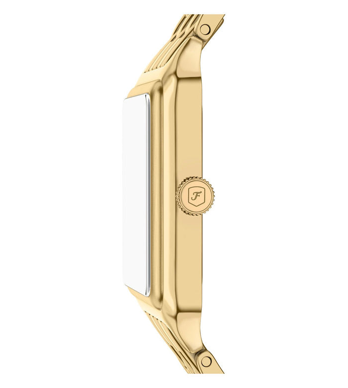 Fossil Quartz Mother of Pearl Dial Analog Stainless Steel Women's Watch, ES5417