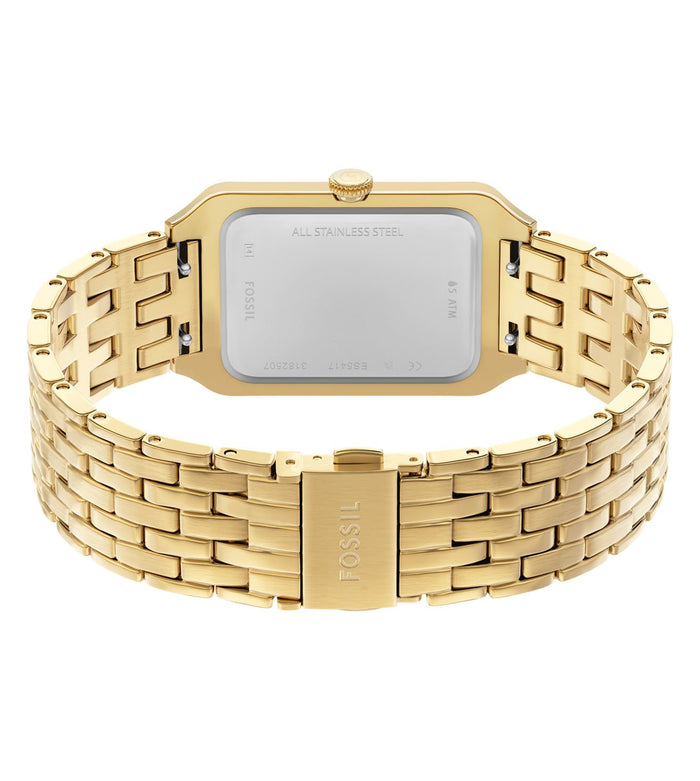 Fossil Quartz Mother of Pearl Dial Analog Stainless Steel Women's Watch, ES5417