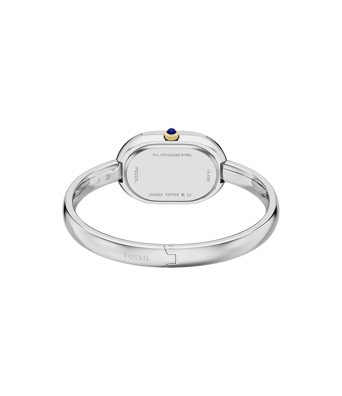 Fossil Quartz Mother Of Pearl Dial Analog Stainless Steel Women's Watch, ES5455