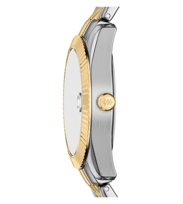 Fossil Quartz Pink Dial Analog Stainless Steel Women's Watch, ES5461