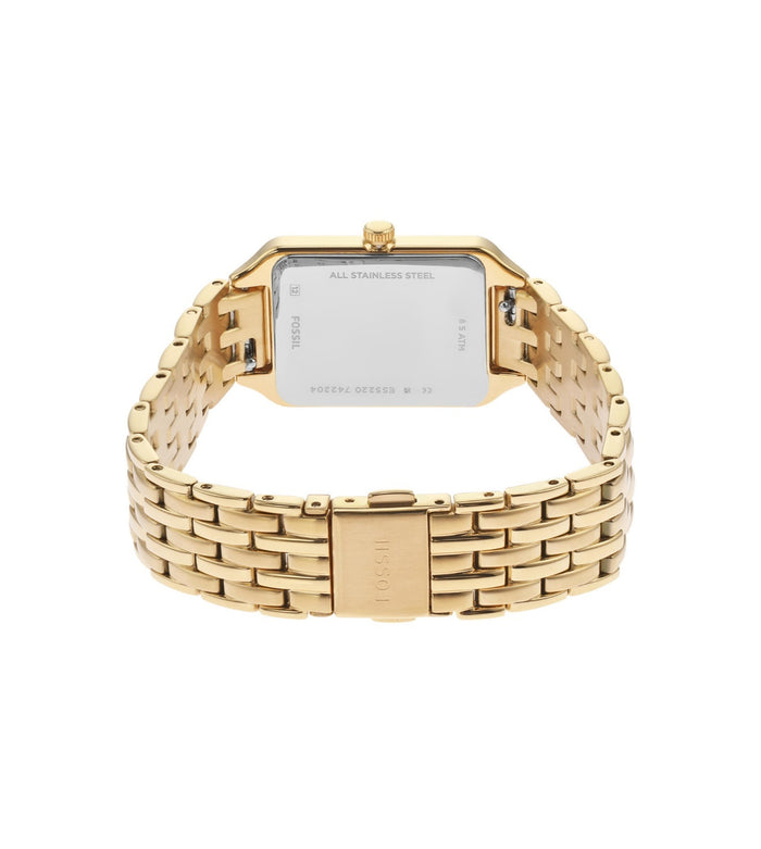 Fossil Quartz Silver Dial Analog Stainless Steel Women's Watch, ES5220
