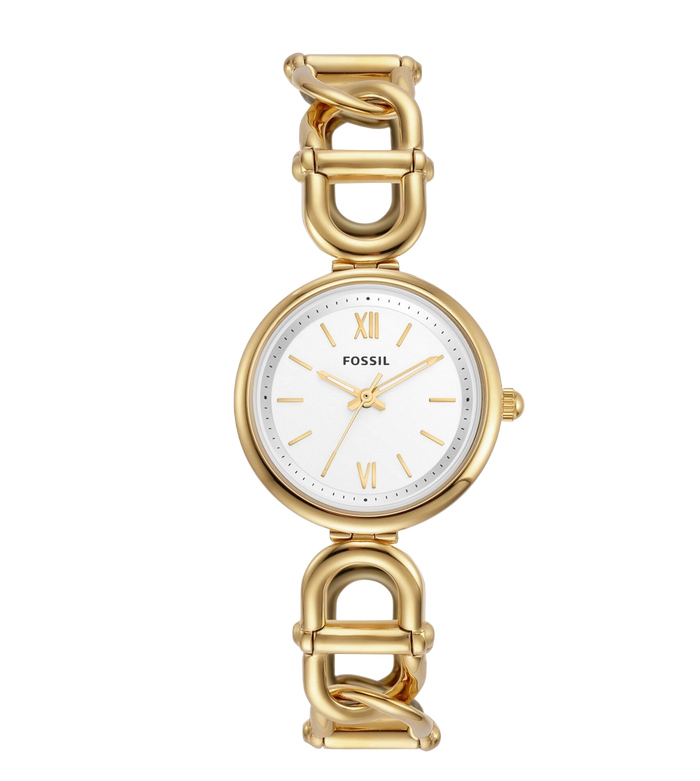 Fossil Quartz Silver Dial Analog Stainless Steel Women's Watch, ES5272