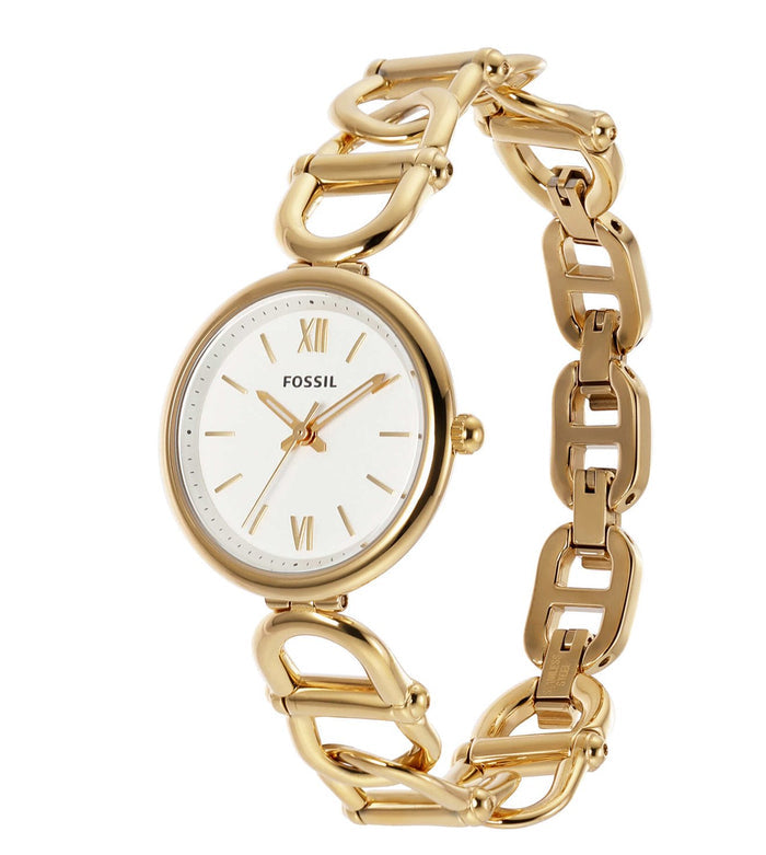 Fossil Quartz Silver Dial Analog Stainless Steel Women's Watch, ES5272