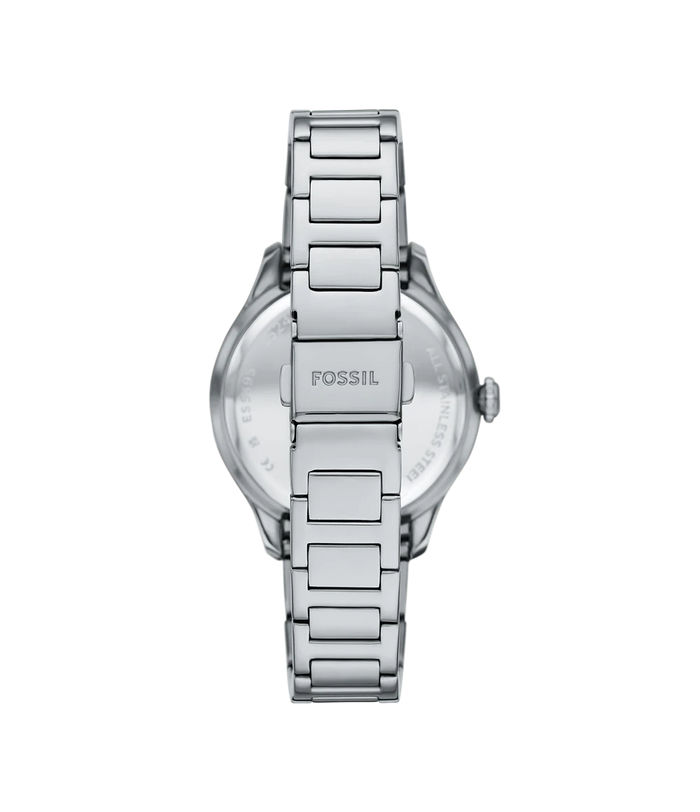 Fossil Quartz Silver Dial Analog Stainless Steel Women's Watch, ES5393