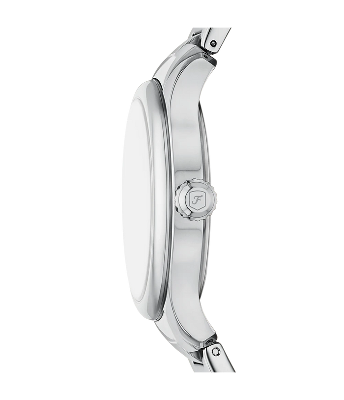 Fossil Quartz Silver Dial Analog Stainless Steel Women's Watch, ES5393