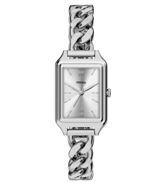 Fossil Quartz Silver Dial Analog Stainless Steel Women's Watch, ES5477
