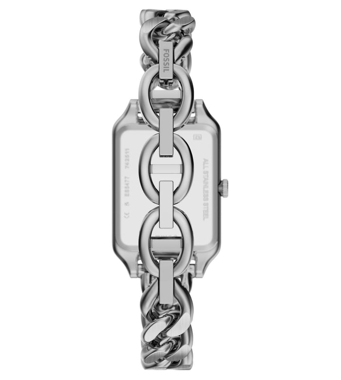 Fossil Quartz Silver Dial Analog Stainless Steel Women's Watch, ES5477