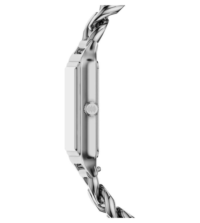 Fossil Quartz Silver Dial Analog Stainless Steel Women's Watch, ES5477