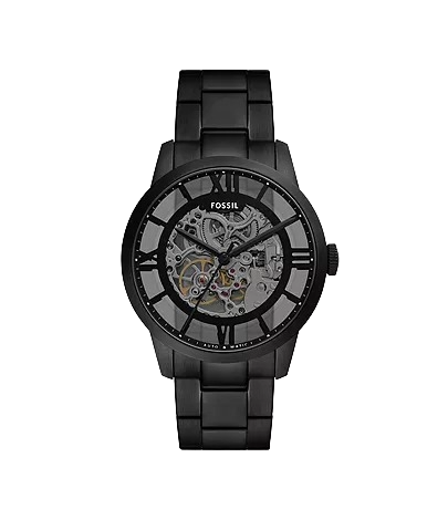 Fossil Townsman Automatic Black Stainless Steel Men's Watch, ME3269