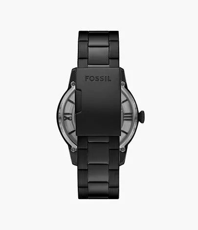 Fossil Townsman Automatic Black Stainless Steel Men's Watch, ME3269