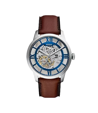 Fossil Townsman Automatic Brown Leather Men's Watch, ME3267