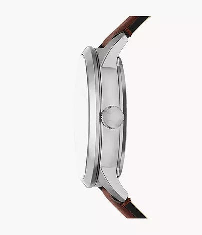 Fossil Townsman Automatic Brown Leather Men's Watch, ME3267