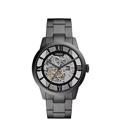 Fossil Townsman Automatic Smoke Stainless Steel Men's Watch, ME3268