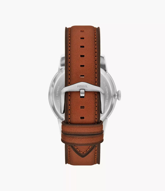 Fossil Townsman Multifunction Brown Leather Men's Watch, ME3265