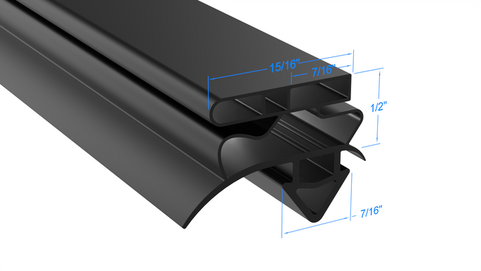 GDIM-49 True PART# 810814 by Strivide 25 5/8 x 42 1/4 Compatible with True 810814