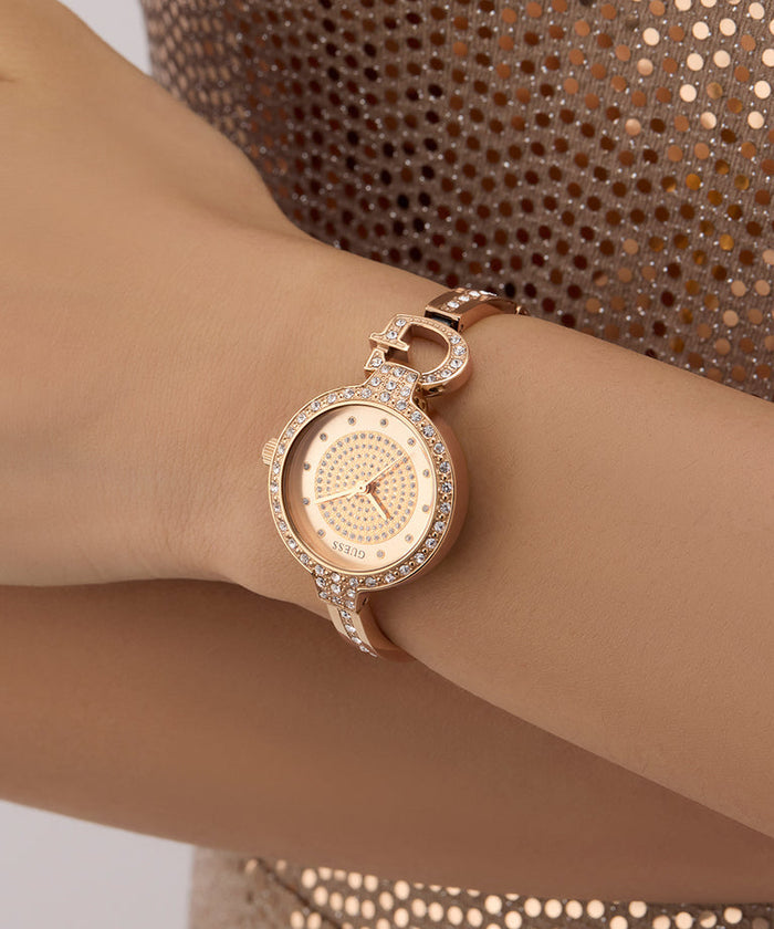 Guess Giselle Rose Gold Tone Analog Women's Watch, GW0929L3