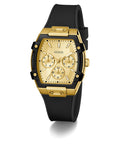 GUESS Ladies Black Gold Tone Multi-function Watch Women's Watch, GW0945L2