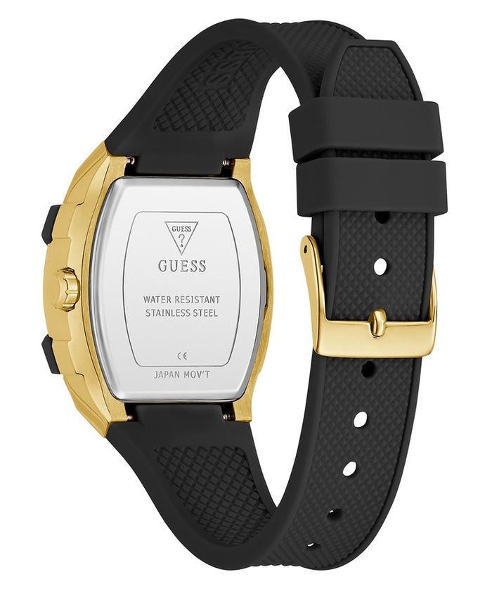GUESS Ladies Black Gold Tone Multi-function Watch Women's Watch, GW0945L2