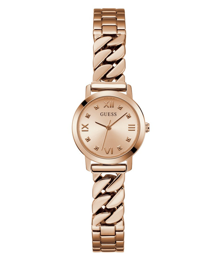 GUESS Ladies Rose Gold Tone Analog Watch Women's Watch, GW0867L3