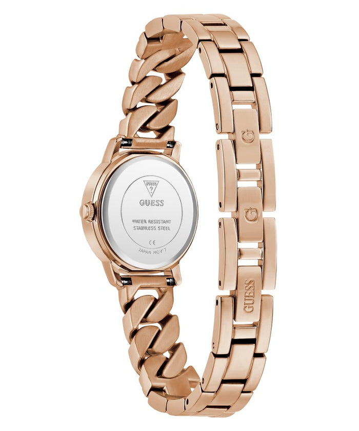 GUESS Ladies Rose Gold Tone Analog Watch Women's Watch, GW0867L3