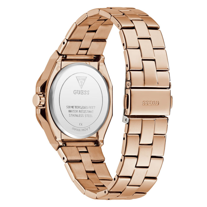 GUESS Ladies Rose Gold Tone Analog Watch Women's Watch, GW0873L3