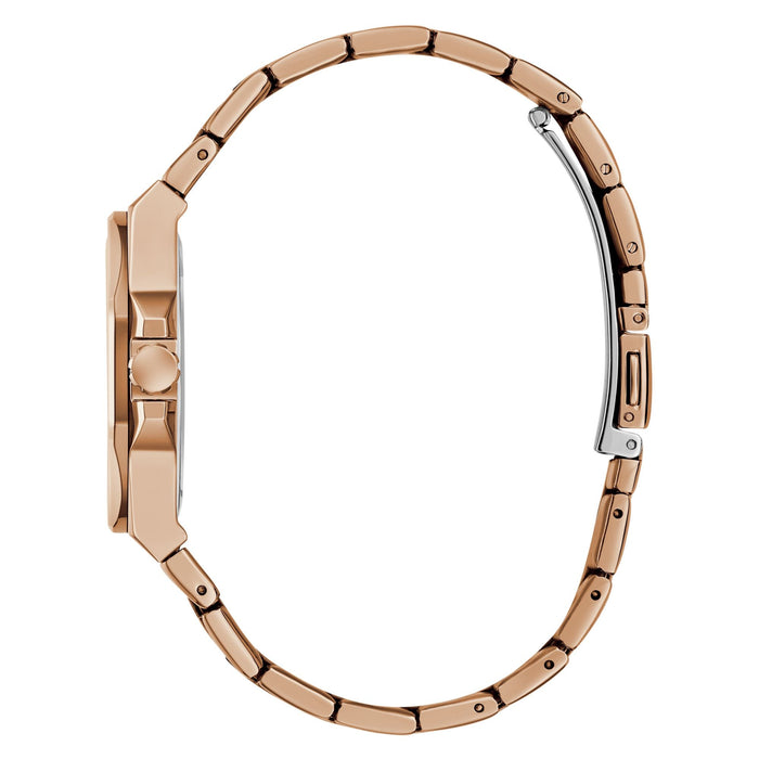 GUESS Ladies Rose Gold Tone Analog Watch Women's Watch, GW0873L3