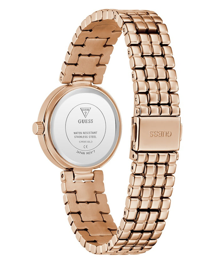 Guess Ladies Rose Gold Tone Analog Women's Watch, GW0930L3