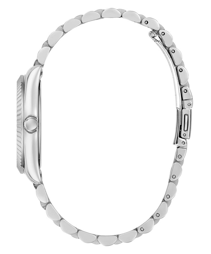 GUESS Ladies Silver Tone Multi-function Date Watch Women's Watch, GW0936L1