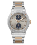 GUESS Mens 2-Tone Silver Tone Multi-function Watch Men's Watch, GW0795G2