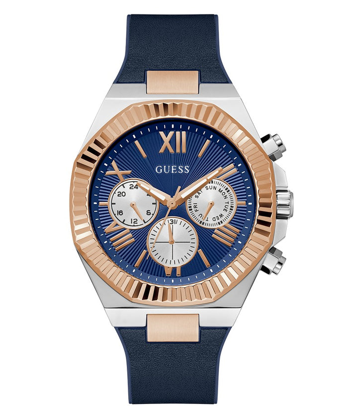 GUESS Mens Blue 2-Tone Multi-function Watch Men's Watch, GW0791G2