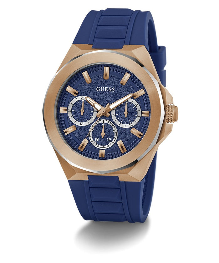 GUESS Mens Blue 2-Tone Multi-function Watch Men's Watch, GW0799G2