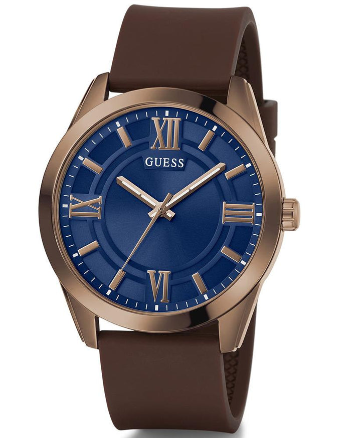 GUESS Mens Brown Coffee Analog Watch Men's Watch, GW0894G3