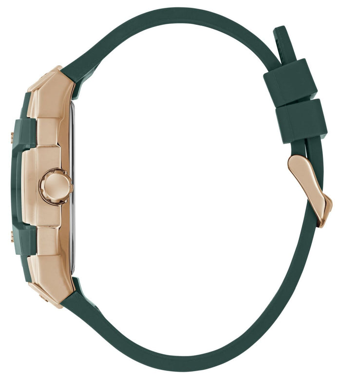 Guess Quartz Green Dial Analog Stainless Steel Men's Watch, GW0956G6