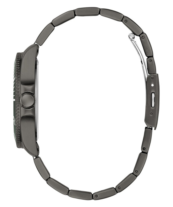 Guess Quartz Green Dial Analog Stainless Steel Men's Watch, GW0968G3
