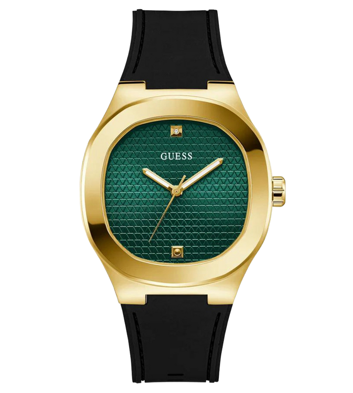 Guess Quartz Green Dial Analog Stainless Steel Men's Watch, GW1005G2