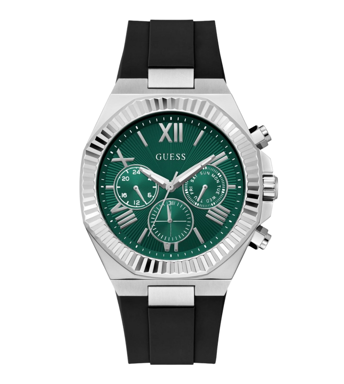 Guess Quartz Green Dial Analog Stainless Steel Men's Watch, GW1011G1