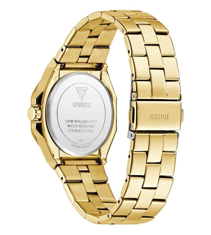 Guess Quartz Green Dial Analog Stainless Steel Women's Watch, GW0873L2
