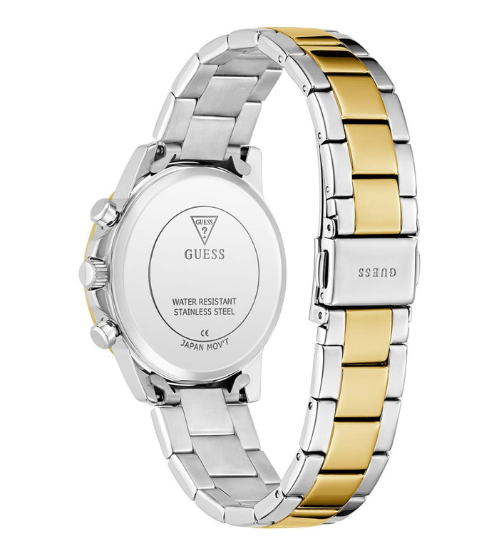 Guess Quartz Green Dial Analog Stainless Steel Women's Watch, GW0933L7