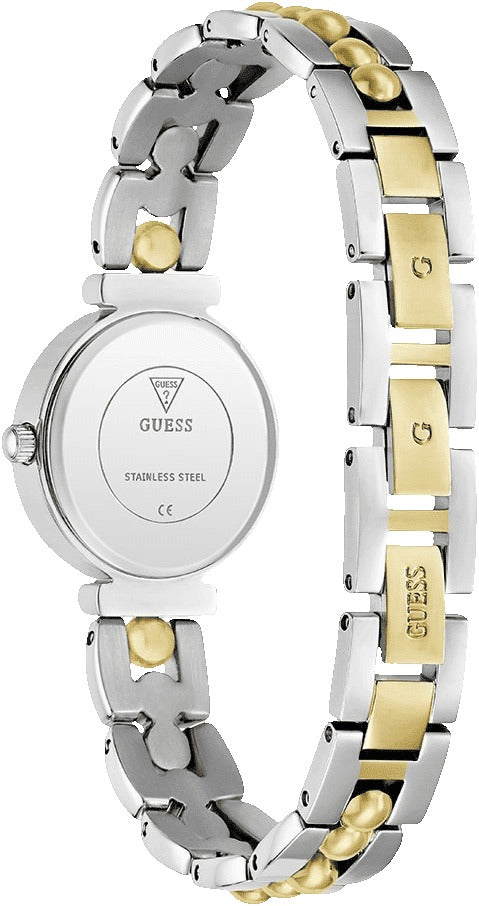 Guess Quartz Green Dial Analog Stainless Steel Women's Watch, GW0994L3