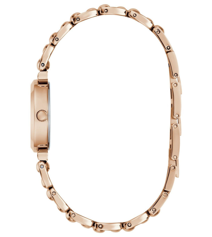 Guess Quartz Rose Gold Dial Analog Stainless Steel Women's Watch, GW0994L4