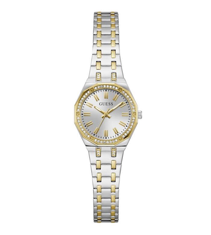 Guess Quartz Silver Dial Analog Stainless Steel Women's Watch, GW0931L3