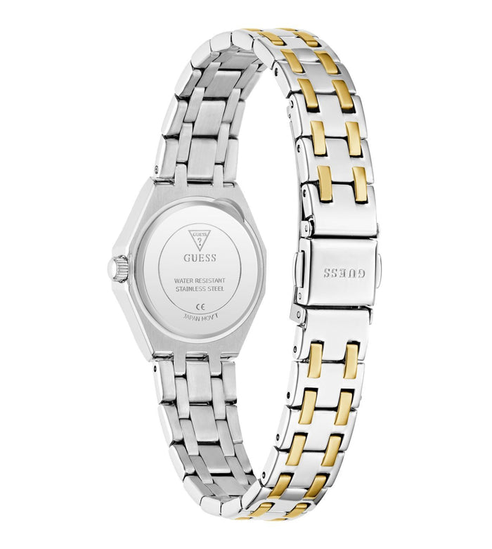 Guess Quartz Silver Dial Analog Stainless Steel Women's Watch, GW0931L3