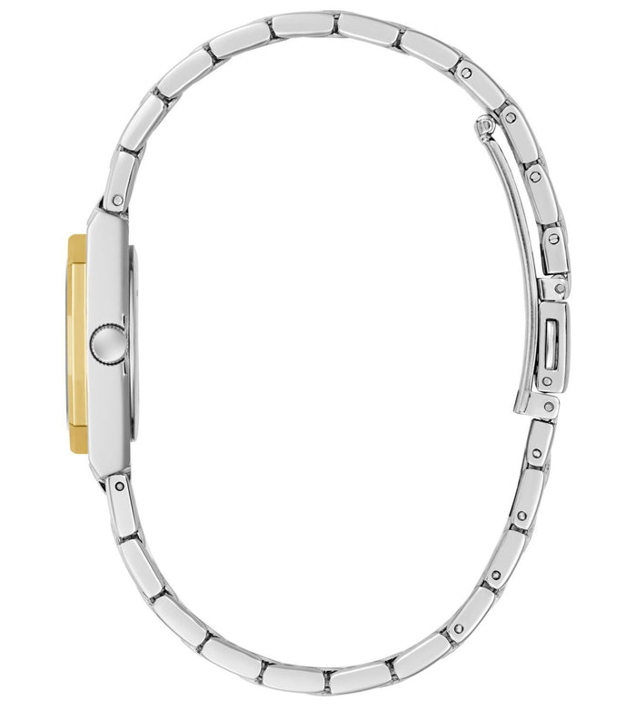 Guess Quartz Silver Dial Analog Stainless Steel Women's Watch, GW0931L3