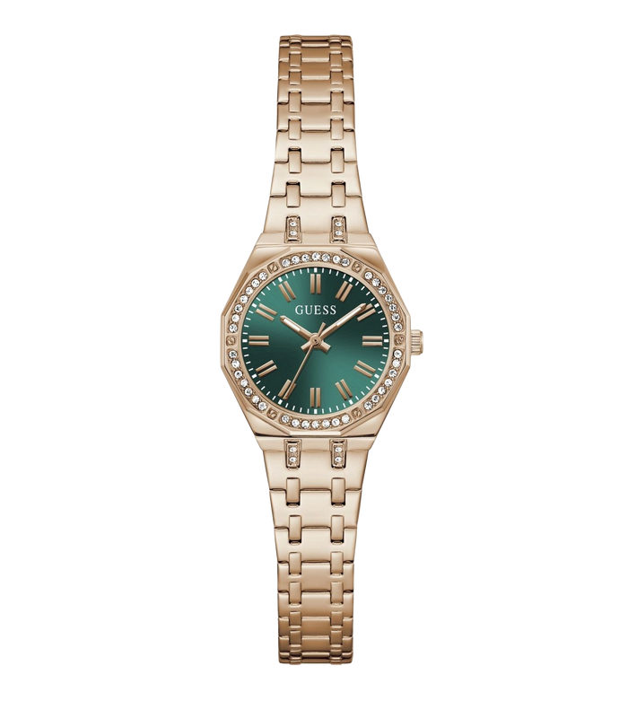 Guess Quartz Teal Dial Analog Stainless Steel Women's Watch, GW0931L7