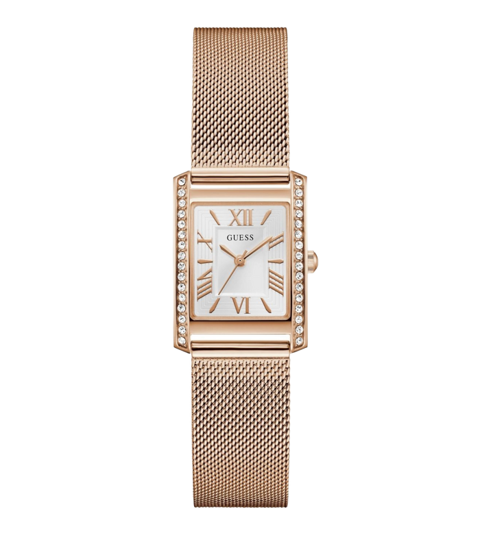 Guess Quartz White Dial Analog Stainless Steel Women's Watch, GW0997L3