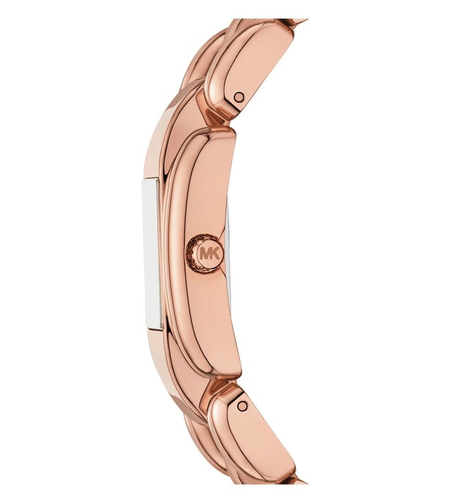 Michael Kors Hally Two-Hand Rose Gold-Tone Stainless Steel Women's Watch, MK4954