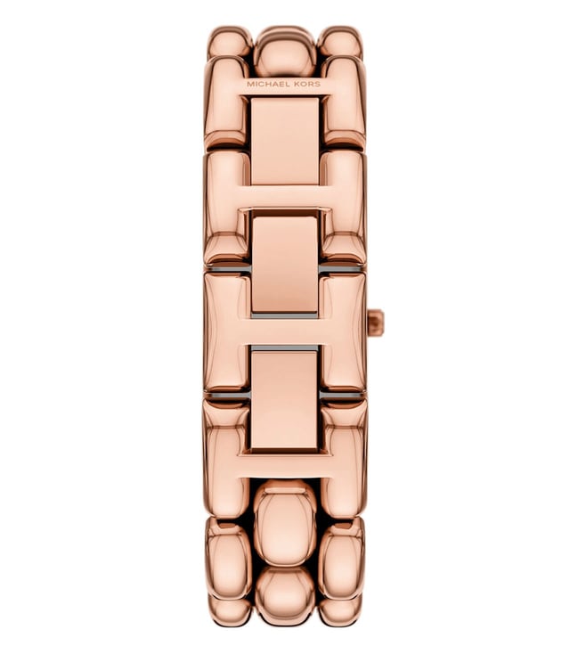 Michael Kors Hally Two-Hand Rose Gold-Tone Stainless Steel Women's Watch, MK4954