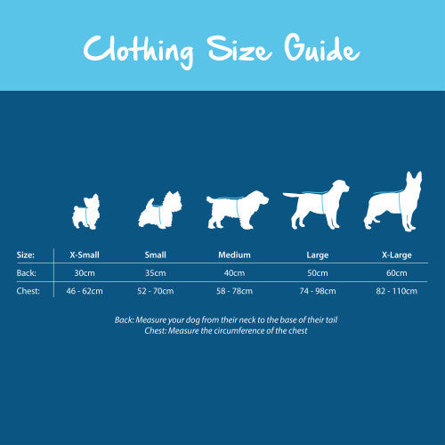 Happy Pet Blue Trio Harness Jacket | Warm Dog Coat